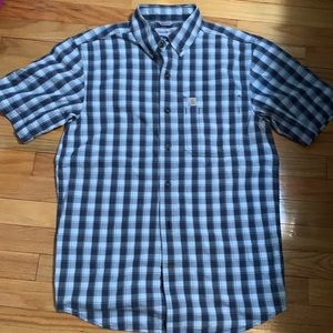 Carhartt Men’s size Small S Short Sleeve Relax for Button Down Shirt New w/o Tag